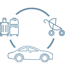 Choose your car type and other options your need for the transfer